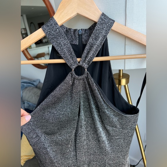 Ted Baker Shimmery silver gown size small - Picture 4 of 9